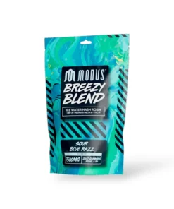 Modus Breezy Blend Ice Water Hash Rosin Gummies Blue Razz 7500mg