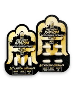 Modus Gold Series Kratom Super Strength Capsules Mello Indo Relax