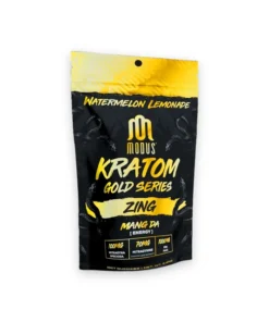 Modus Kratom Gold Series Zing Maeng Da Energy Watermelon Lemonade Gummies 10ct