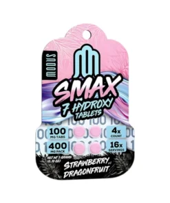 Modus Smax 7- Hydroxy Tablets Strawberry Dragonfruit 100mg Per Tablet