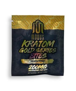 Modus Kratom Gold Series Bite Gummies Tangerine